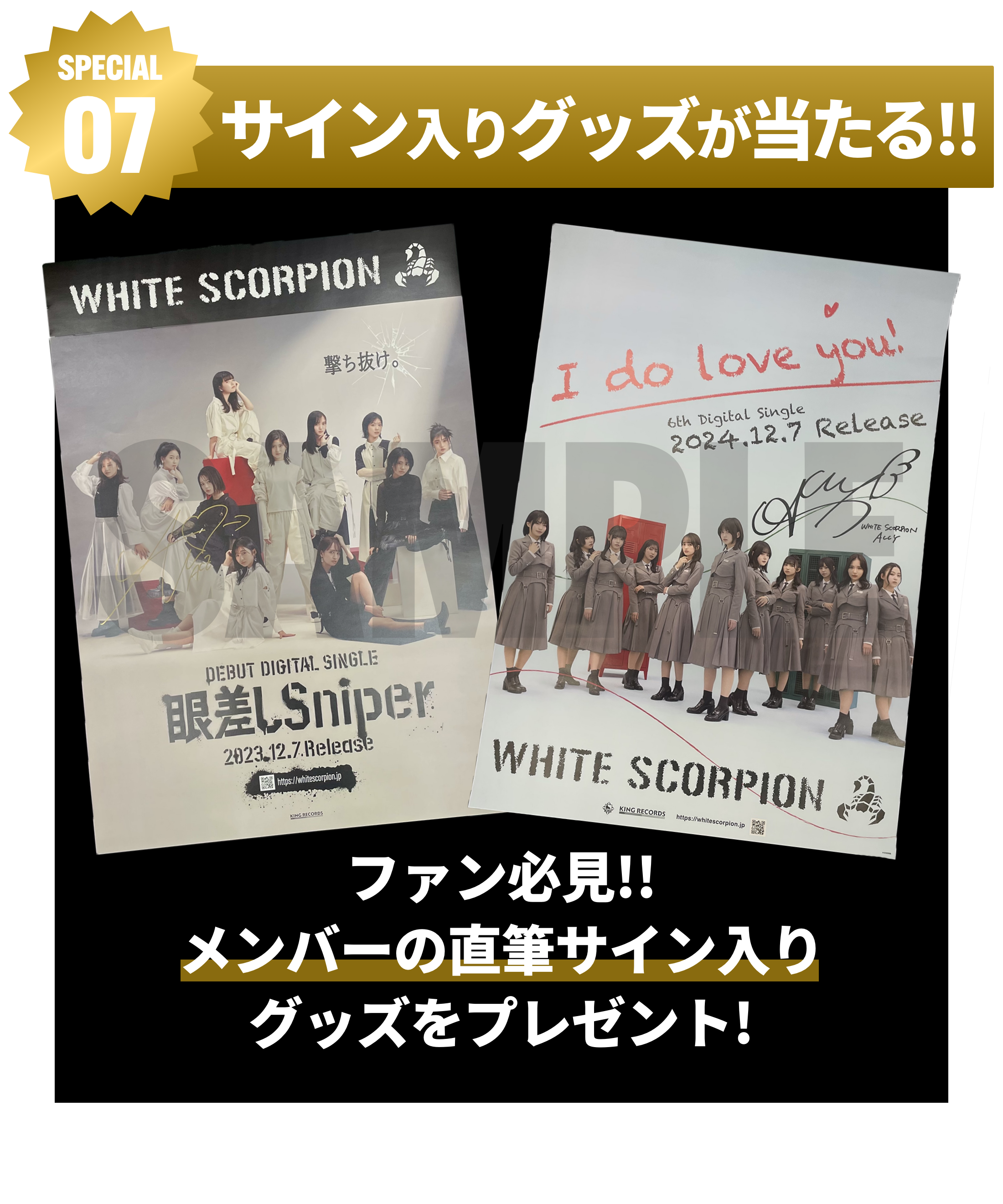 コンテンツ満載】ファンクラブ特典のご紹介!! | WHITE SCORPION